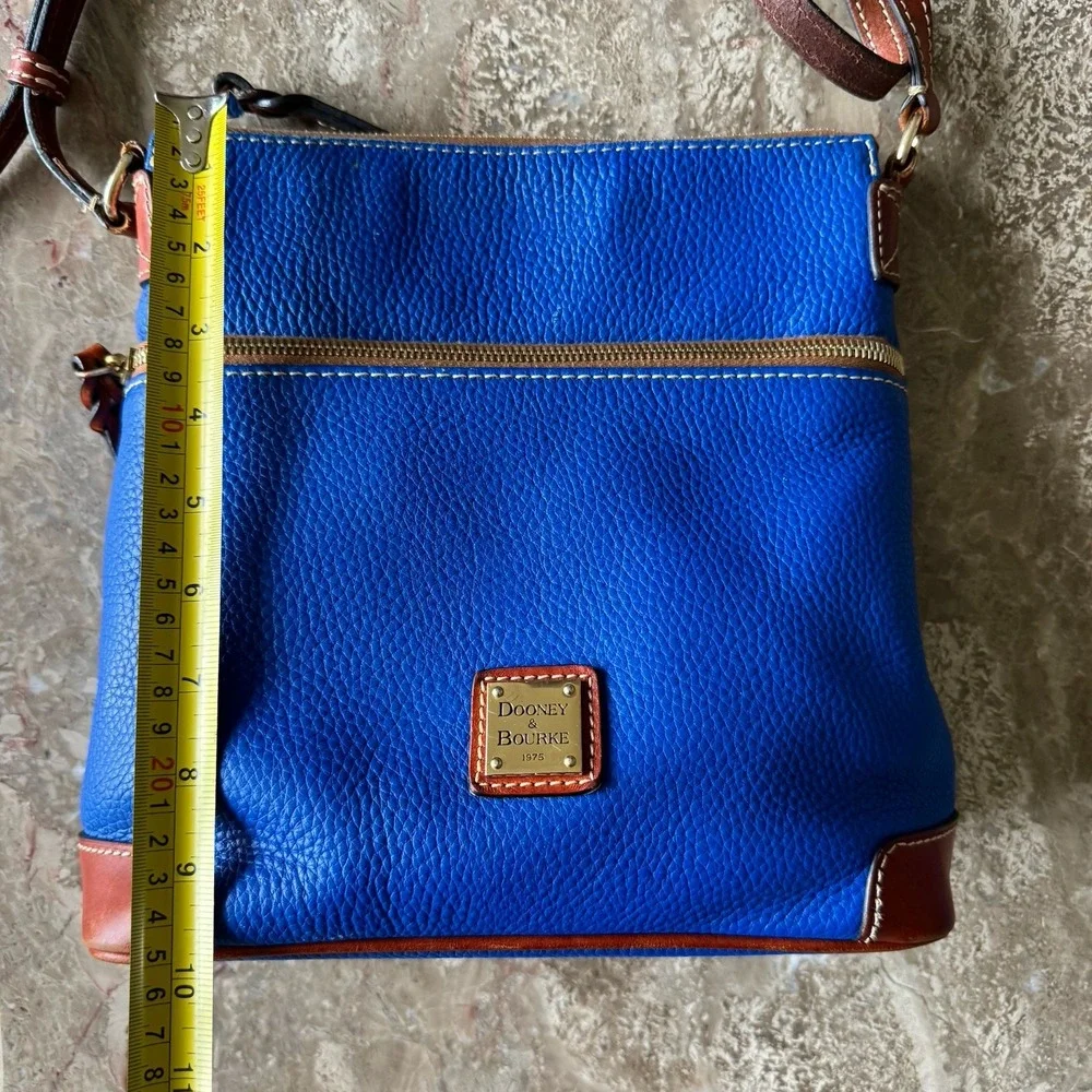 Dooney & Bourke Midnight Blue Pebble Grain Leather Crossbody & Shoulder Bag NWOT